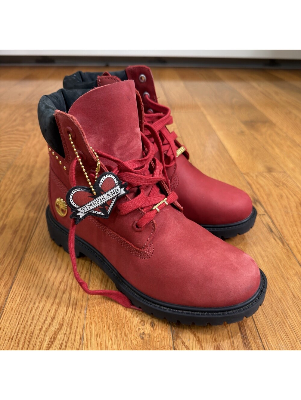 Size US 9 Women’s Red & Black Timberland Boot Uk Size 7 A2MBU